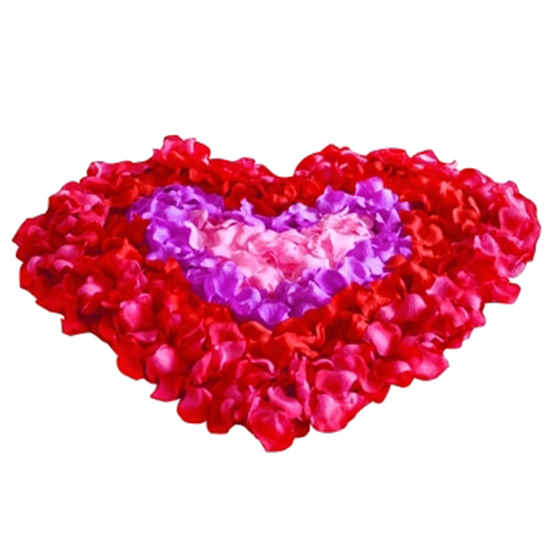 Wedding supplies marriage proposal confession creative romantic wedding flower petals wedding room rose simulation petal arrangement