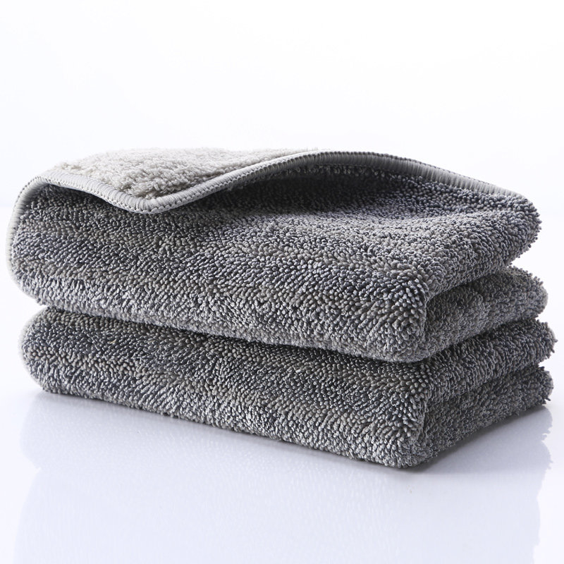 Clamped flat mop with cloth Oumujia sandwich mop original assembly cloth double-sided mop cover cloth cover cloth