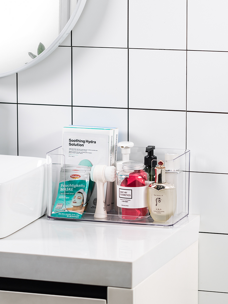 Desktop storage box Skin care cosmetics Student drawer box Powder room dormitory artifact Desk shelf