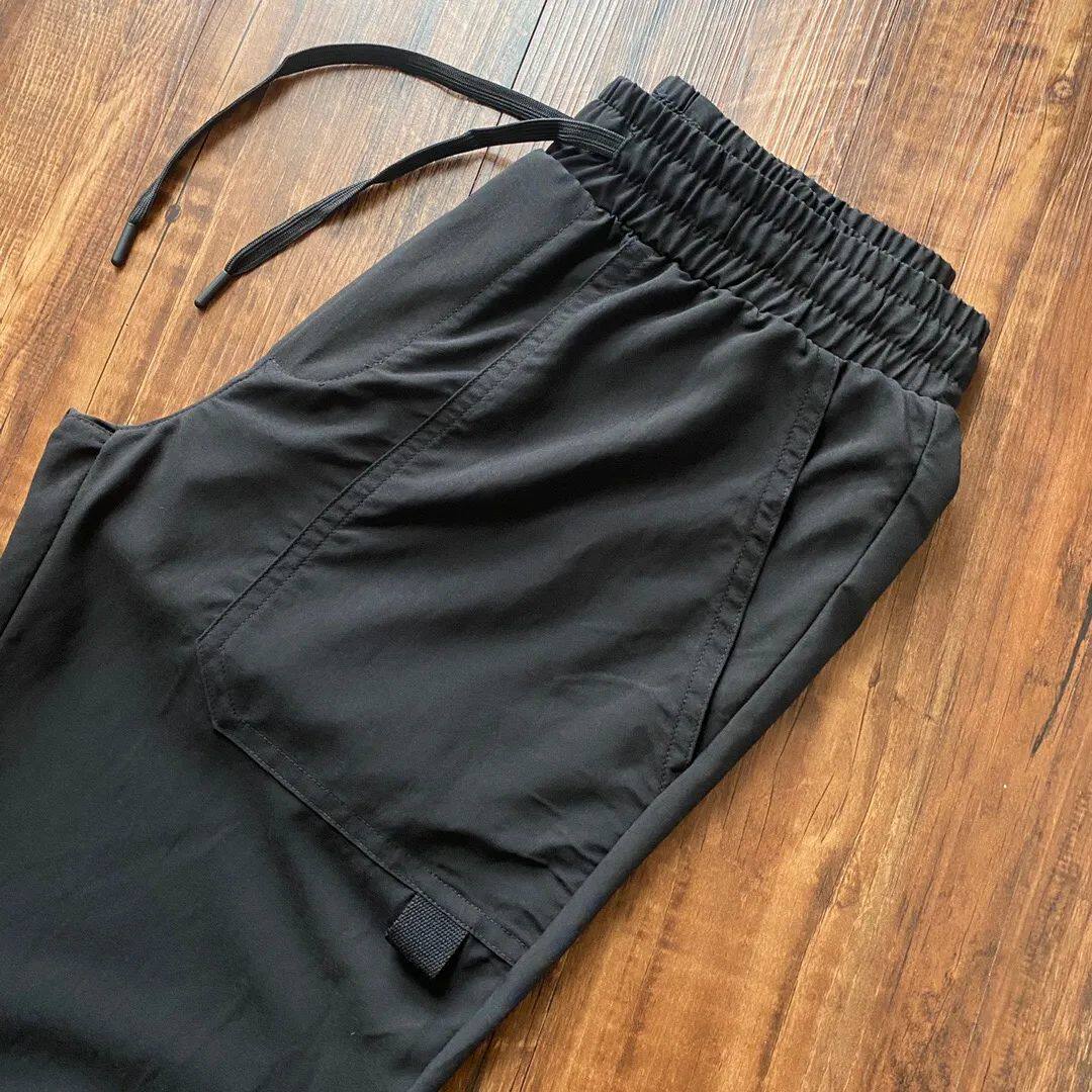 Walking copper ammonia air-conditioned pants ~ fabric cold and silky ~ men's simple and casual closing cargo pants