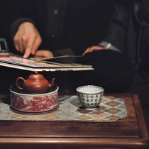 Miyun limited edition Jingdezhen One person drinking tea group Ceramics Kung Fu Tea Kit Travel Tea Set Portable Purple Sand Pot