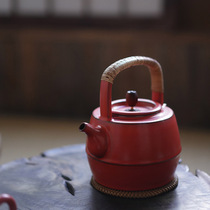 Jingdezhen Fanshan Hall hawthorn red Ask the Kettle Su Beat Glazed Pottery Pot Cook Teapot Imitation Ancient White Clay Burning Water Bubble Teapot