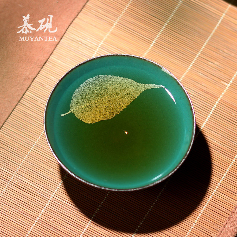 Mous-ink Zeng Huahe's single green wood leaf tea brewand pure manual Tianmu Glazed Building Master's Cup of Tea Tea Tea Tea Tea Tea Tea Tea Tea Tea Tea Tea Tea Tea Tea Tea Tea Tea Tea Tea Tea Tea