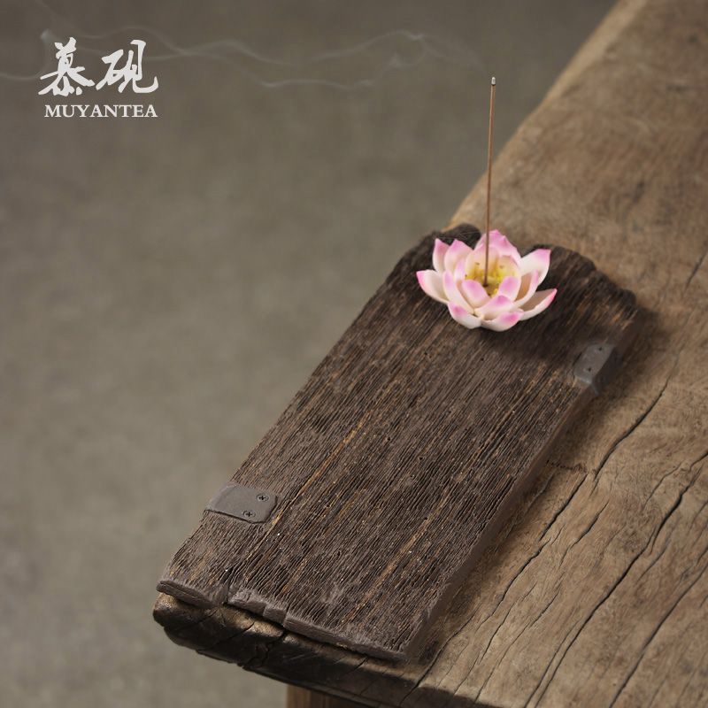 Mu Yan hand-made dry brew Taiwan tea tray household Japanese tea ceremony rectangular pot bearing ceramic kung fu tea set tea tray