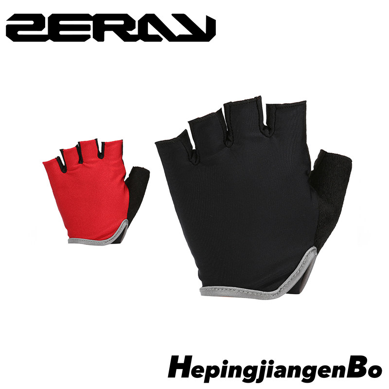 ZERAY summer half finger Short finger Long finger sunscreen Cycling bicycle gloves Reflective cushioning comfort