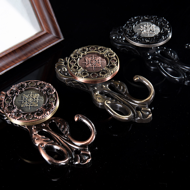 Curtain Hook Wall Hook Fixed Eu Type High-end Light Lavish Villa Curtain Accessories Accessories Hook clasp Clasp Alloy G183