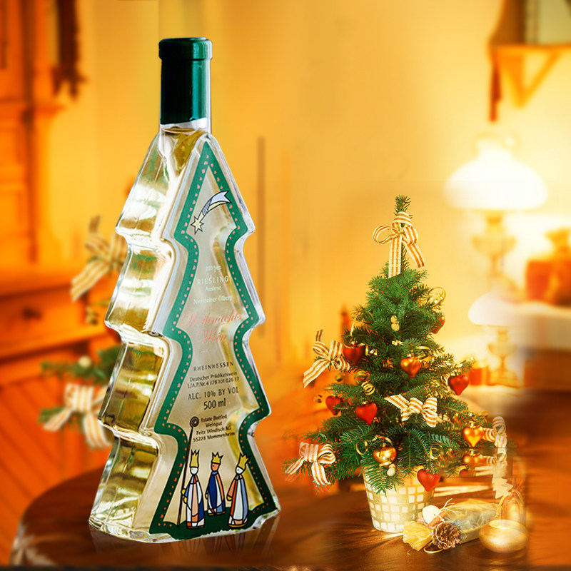 德国进口 Roggio 罗吉欧 圣诞树 雷司令甜白葡萄酒 500ml 双重优惠折后￥138包邮 送定制礼盒+水晶杯