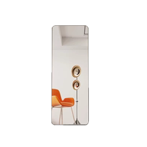 Floor-standing full-length mirror home wall-mounted wall-mounted girls bedroom makeup wall-mounted dressing mirror clothing store fitting mirror