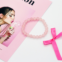 Peach Blossom) Love Powder Crystal Natural Hand Bracelet