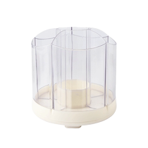 Pen holder containing box Students desktop stationery rotary office light extravagant high level sensuality mark pen containing box Children boy acrylic girls desk to contain the creative pendulum of the shelf