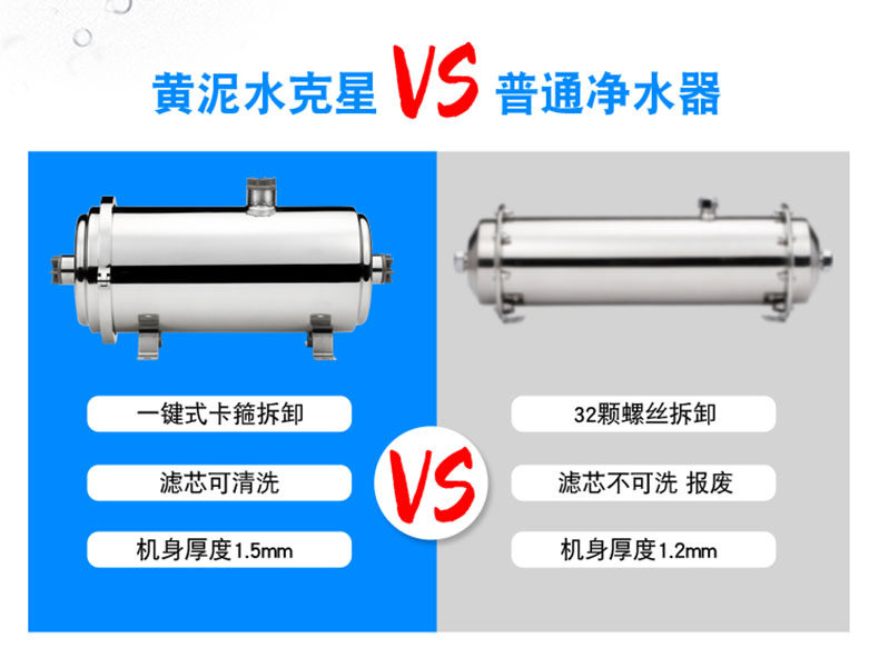 Фильтр для воды 包邮 奥宝康厨房全屋大流量超滤直饮净水器过滤器 卡箍一键拆洗 6982523