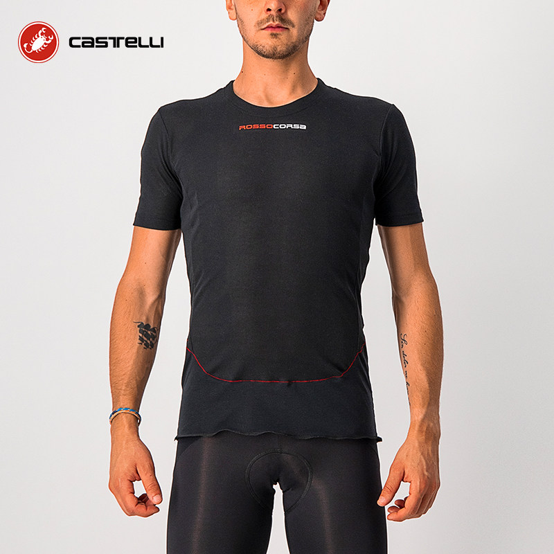 Scorpion castelli men's spring and autumn short-sleeved leggings cycling suit lining sweat absorption breathable quick drying 4520530