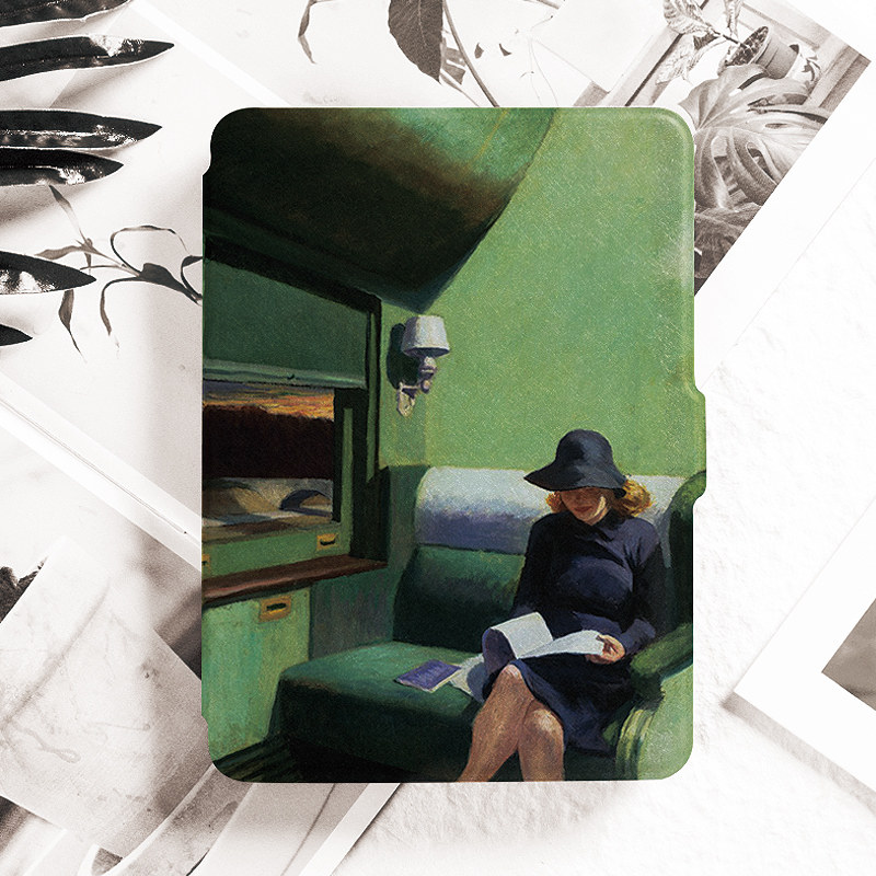 Kindle protective case Paperwhite4 3 2 protective case soft case youth version new 558 entry version 958 leather case KPW4 dormant art retro kind