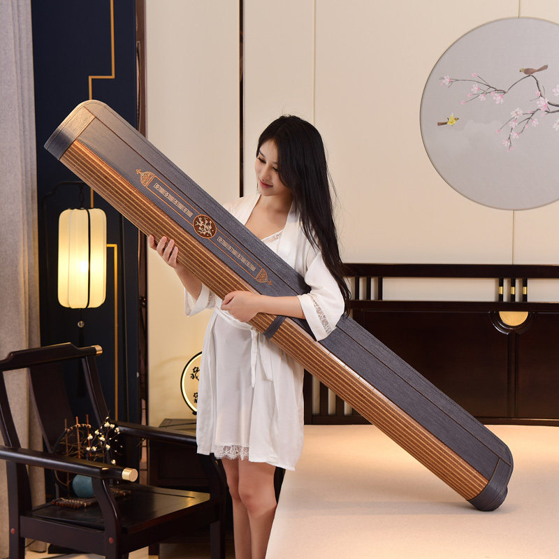 Carbonated grinding light bamboo mat 1 5m1 8 m bed original bamboo mirror mat jungle old bamboo thickened folding and folding vines for two sides