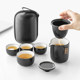 Kung Fu travel tea set Portable ນອກການເດີນທາງຊາເຮັດໃຫ້ອຸປະກອນ camping ຊຸດຂະຫນາດນ້ອຍຈອກຊາໄວການເດີນທາງທຸລະກິດ