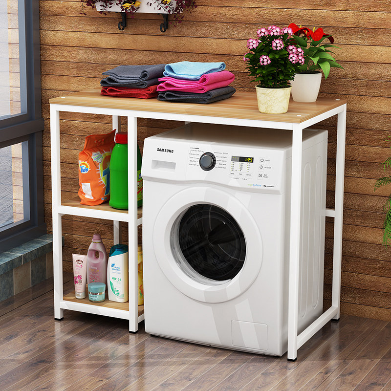 Roller washing machine multi-layer above-layer shelves household landing balcony washing machine