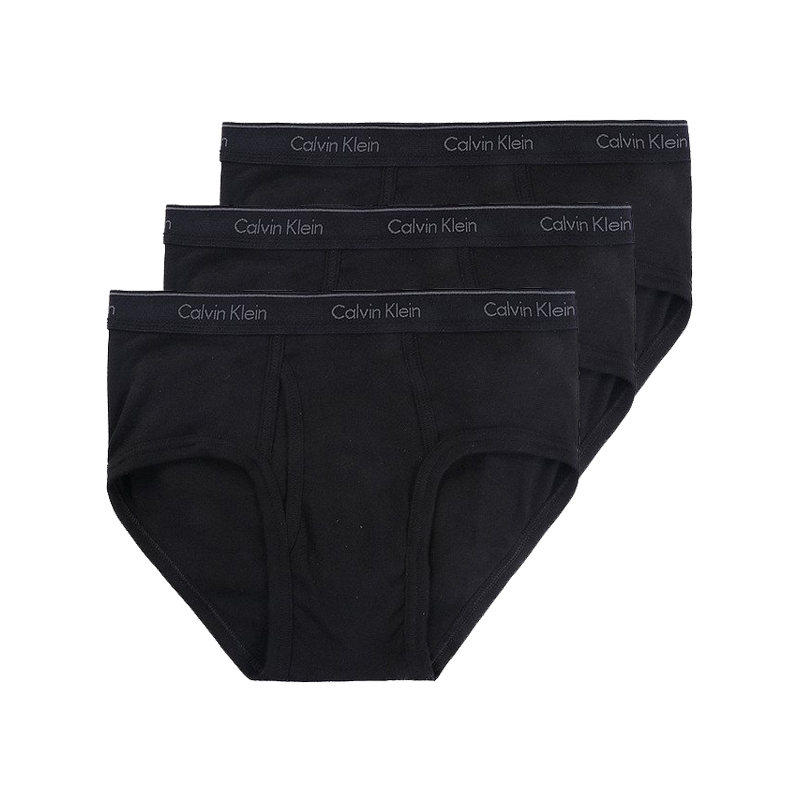 Black Three (Triangle)3 Strip packing   quality goods Calvin   Klein / CK American version man Boxer underwear cotton Four corners comfortable ventilation underpants