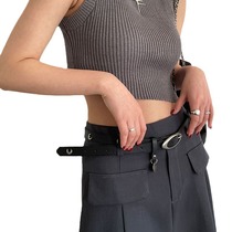 Japan FC retro old new belt decorated skirt jeans versatile casual style belt