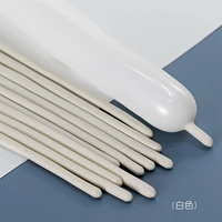 Белый воздушный шар, 50 шт