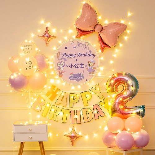 Детский воздушный шар, постер для девочек, подарок на день рождения, детская одежда