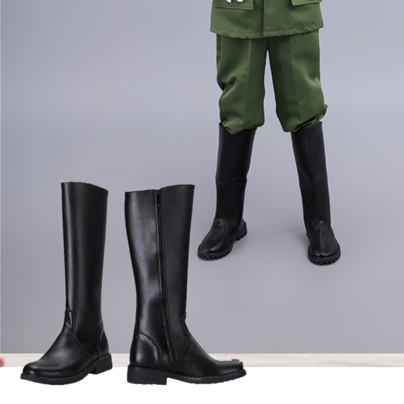 Long Boots, Monk Boots, Republic of China Officer Boots, High-Top Leather Boots, School Honor Guard Riding Boots, General's Boots, Performance Shoes