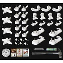 Paintings calligraphy and painting wall qiang bi gua nail adhesive hook frame fixed bedroom hanging photo frames of punch-free incognito an ding