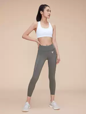 ITISME classic black pants sports pants women's fitness pants yoga pants nude leggings high waist cropped pants four seasons
