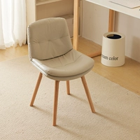 Светло-серый, кожаные деревянные ноги, чистые и вращающиеся