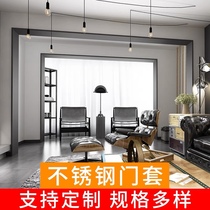 304201 extremely narrow stainless steel door cover custom door frame wrapping edge balcony matt cover window cover metal entry door bag