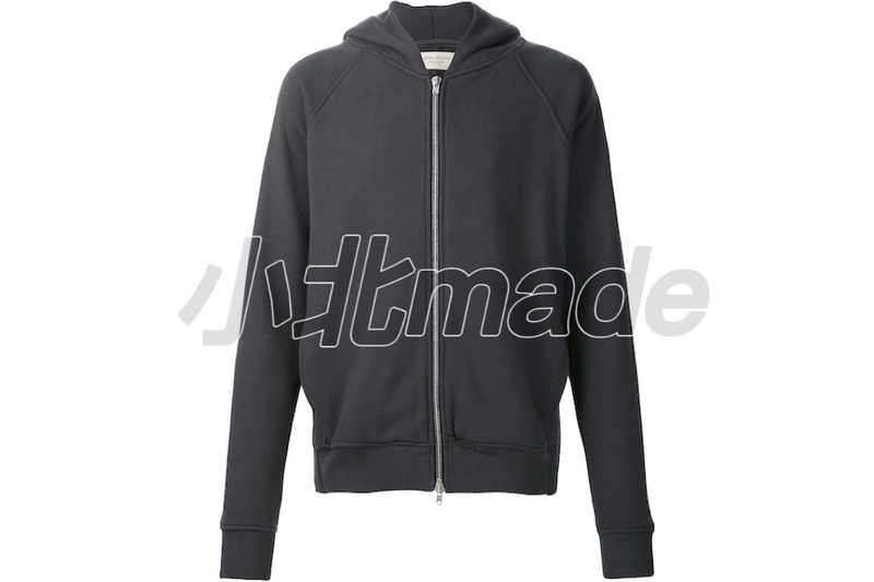 In Stock Fear of God 4Th Season Washed Gray Zip-Up Hoodie Jacket High Street Bieber Style