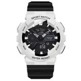 Механические электронные брендовые трендовые мужские часы, в корейском стиле, простой и элегантный дизайн