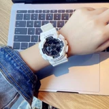 Мужские часы, трендовая матча, брендовые цифровые часы, в корейском стиле, простой и элегантный дизайн