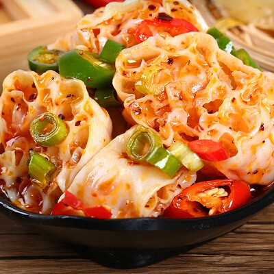 农家特产干货火锅面筋面皮面藕1500g