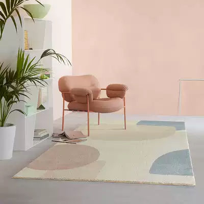 Heart Nordic simple Morandi color living room carpet bedroom room bedside carpet household mat coffee table mat