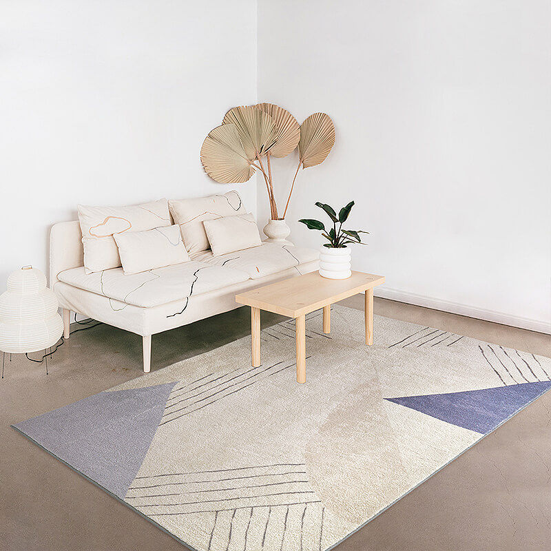 Juku Modern Minimalist color block Living room Carpet Nordic ins Wind Bedroom Room Bed Side Blanket Sofa Tea Table Blanket Mat