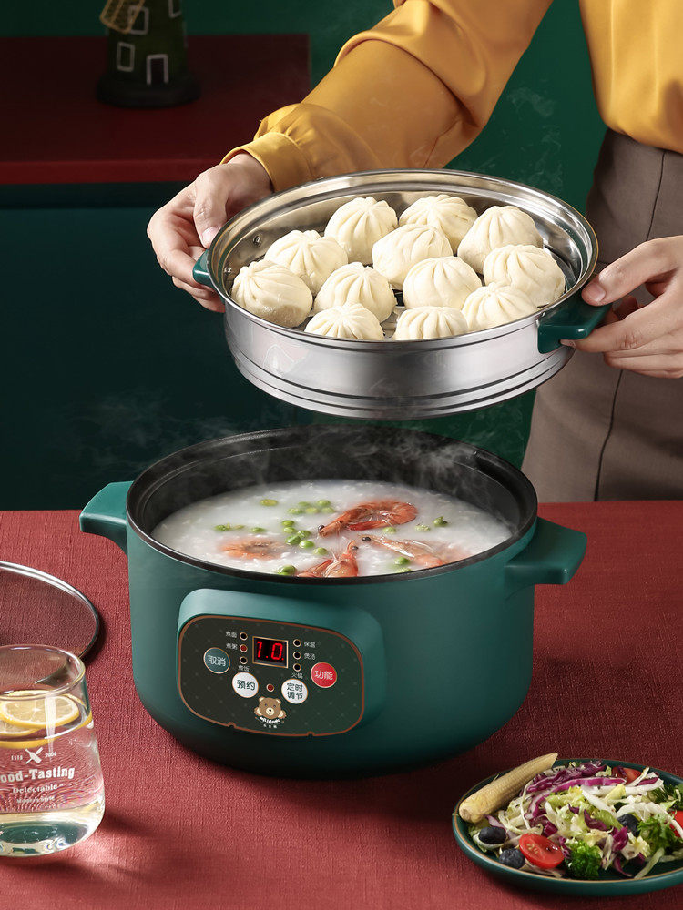 Electric steamer multi-function household can be scheduled small mini steamer three four five multi-layer steam seafood pot