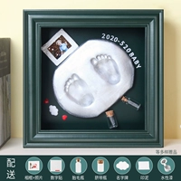 Серебряные отпечатки рук из натурального дерева, чернильная подушечка