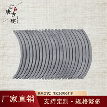 Antique decoration Liva parquet tile Half cylinder semicircle Vagu building walls Walls Decorate Green Tile Paving Small Wbars