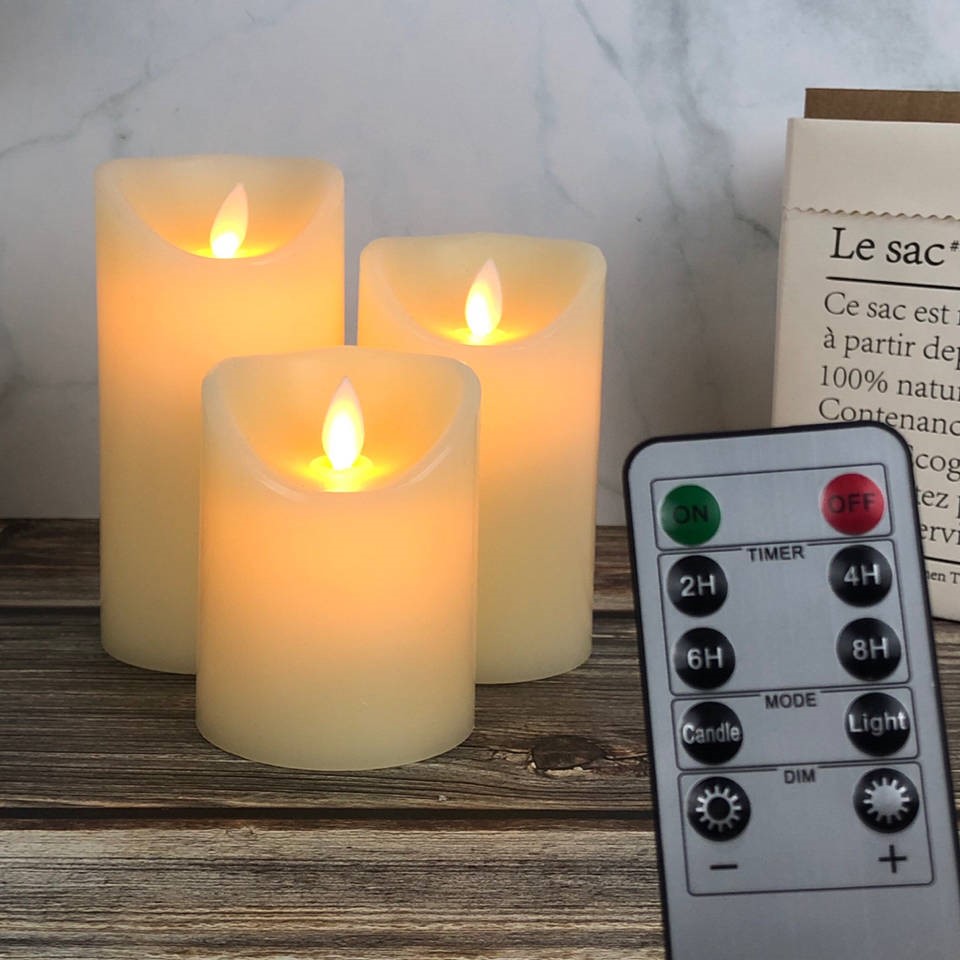 Confession candle Electronic remote control photo electric charging activists use anniversary road guide luminous lights to decorate candlelight
