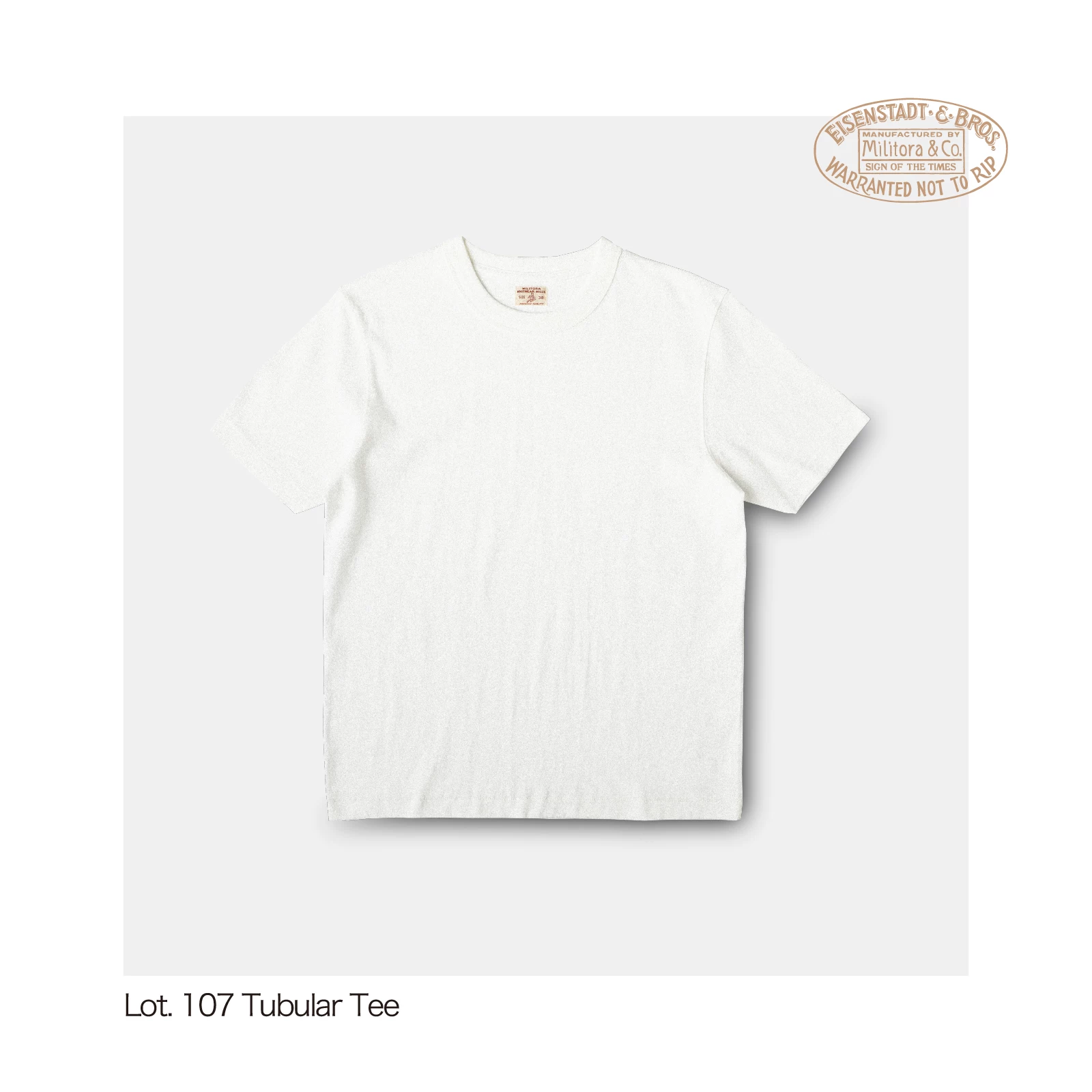 Retro cotton summer comfortable breathable solid T-shirt with a round collar