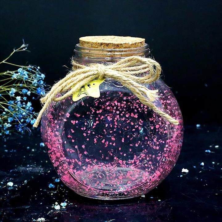 Star Willing Luminous Hearts Whisper Bottle Pentagram Glass Bottle small stars to put up 1314 luminous love origami stars