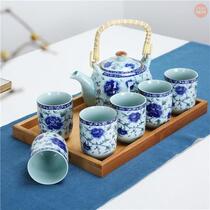 Living room portable hotel Tiliang jug tea tea cup personal mug kit minimalist home water glass suit tea set
