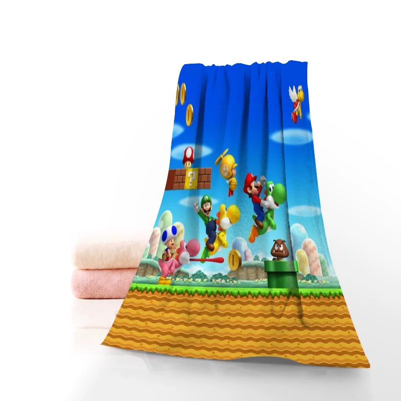 Bath-Towel Beach Super-Mario microfiber печать аниме Custo