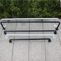 Indoor thickened airing balcony hanging top loading wall-mounted simple wall fixing single-pole drying hanger outdoor blouse rod type hanger