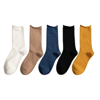 Белый+джинсовый синий+черный+хаки+имбирь 5 пары