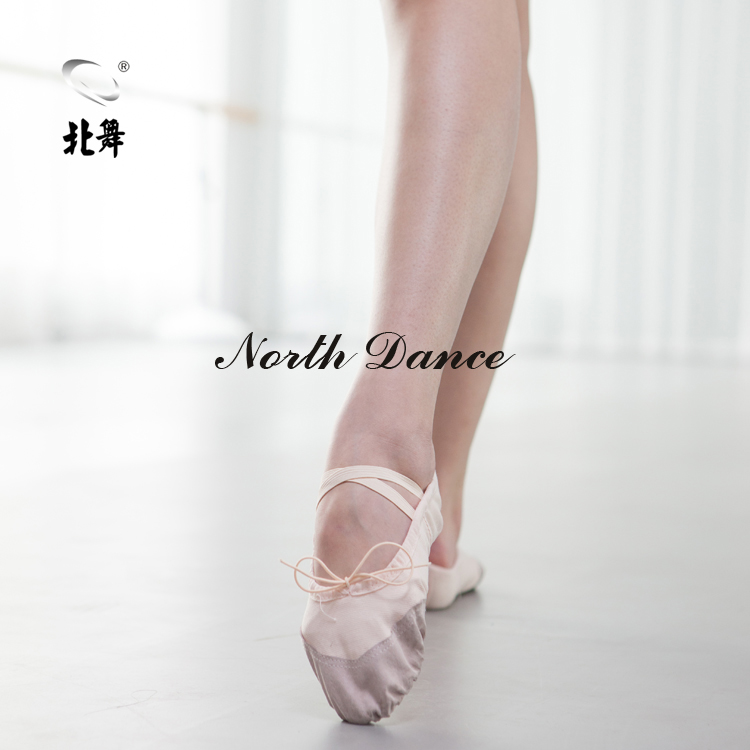 North dance children's dance shoes women's soft bottom exercise shoes male adult body cat claw dancing shoes red girls ballet shoes