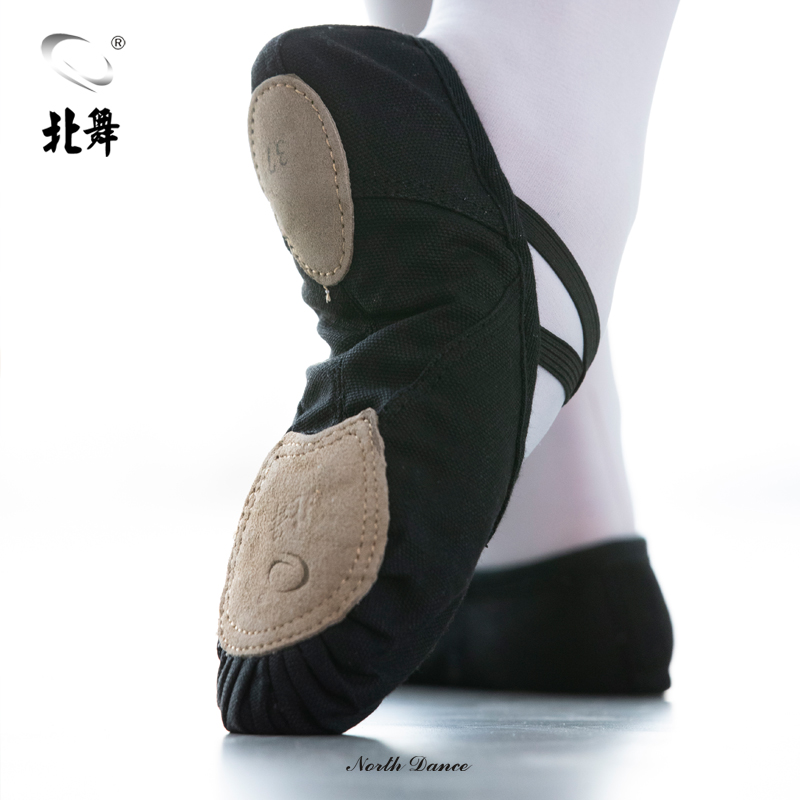 North Dance Black Adults Dance Shoes Children Women Soft-bottom Practice Shoes Men China Bodies Cat Paws Girls Ballet Shoes