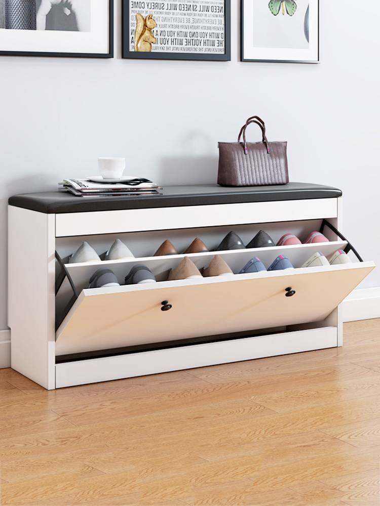 Home doorway Shoe Changing Stool Brief Flipper Small Shoe Rack Shoes Cabinet Wear and stool clothing Shop Sitting Style Entrance to the door