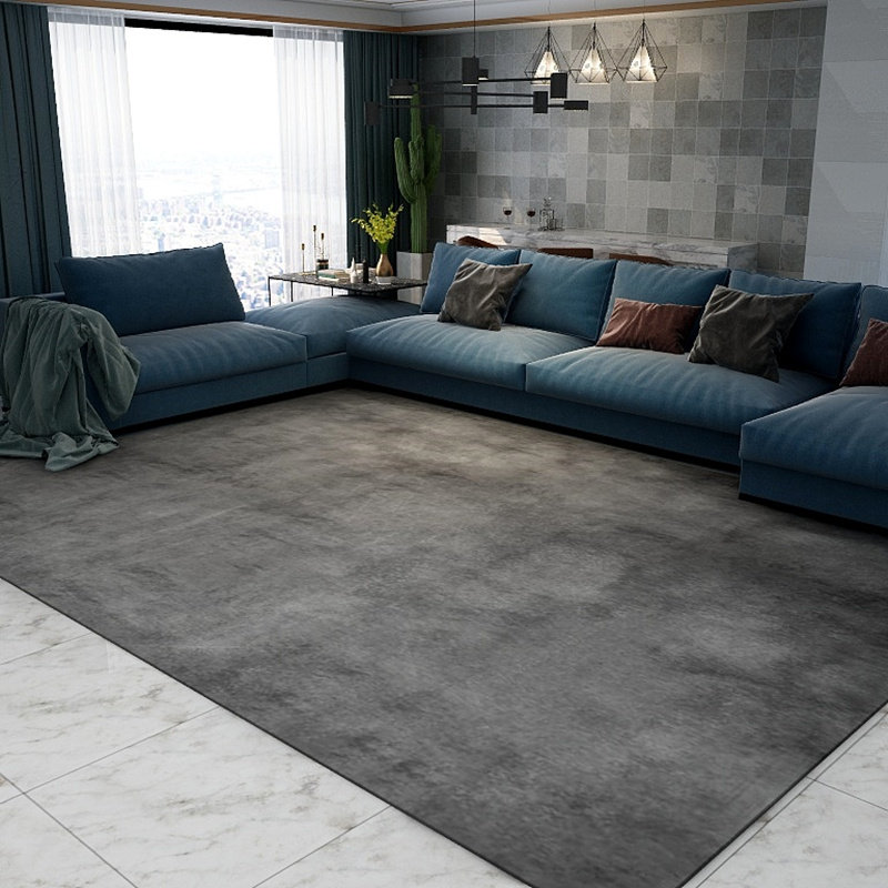 Day Department Carpet Living room Nordic tea Tea Blanket Pure Color Room Full Bunk Bedroom Minimalist Grey Carpet Large Area Home