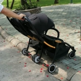basinng Съёмная коляска для близнецов, складной велосипед тандем, тележка